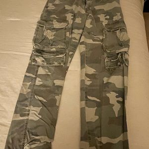 2 pair of vintage camo cargo pants